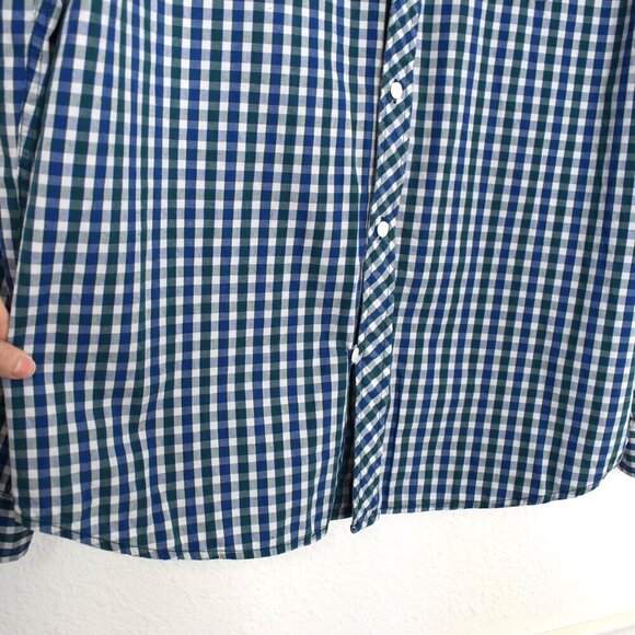 Brooklyn Industries Mens Gingham Button Down Shirt Sz XL Grandpa Preppy Academia - Picture 7 of 16